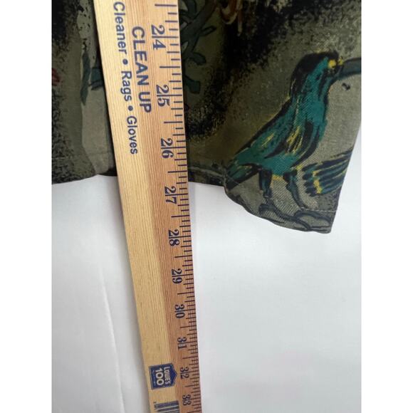 Geiger Collections Womens 38 (US 8) Green Long Sleeve 100% Virgin Wool Blouse - Picture 5 of 6